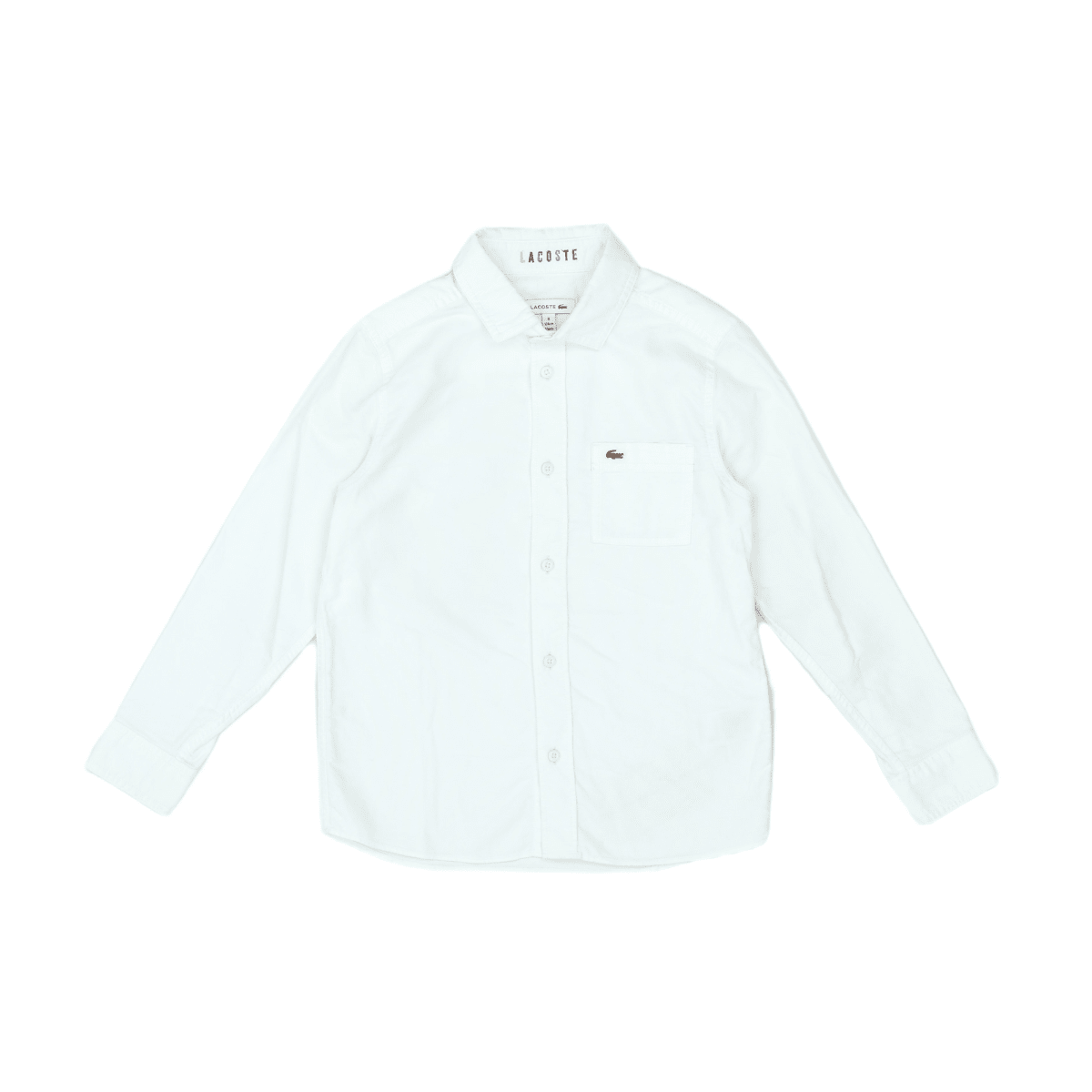 LACOSTE - CHEMISE - BLANC - 8 ANS