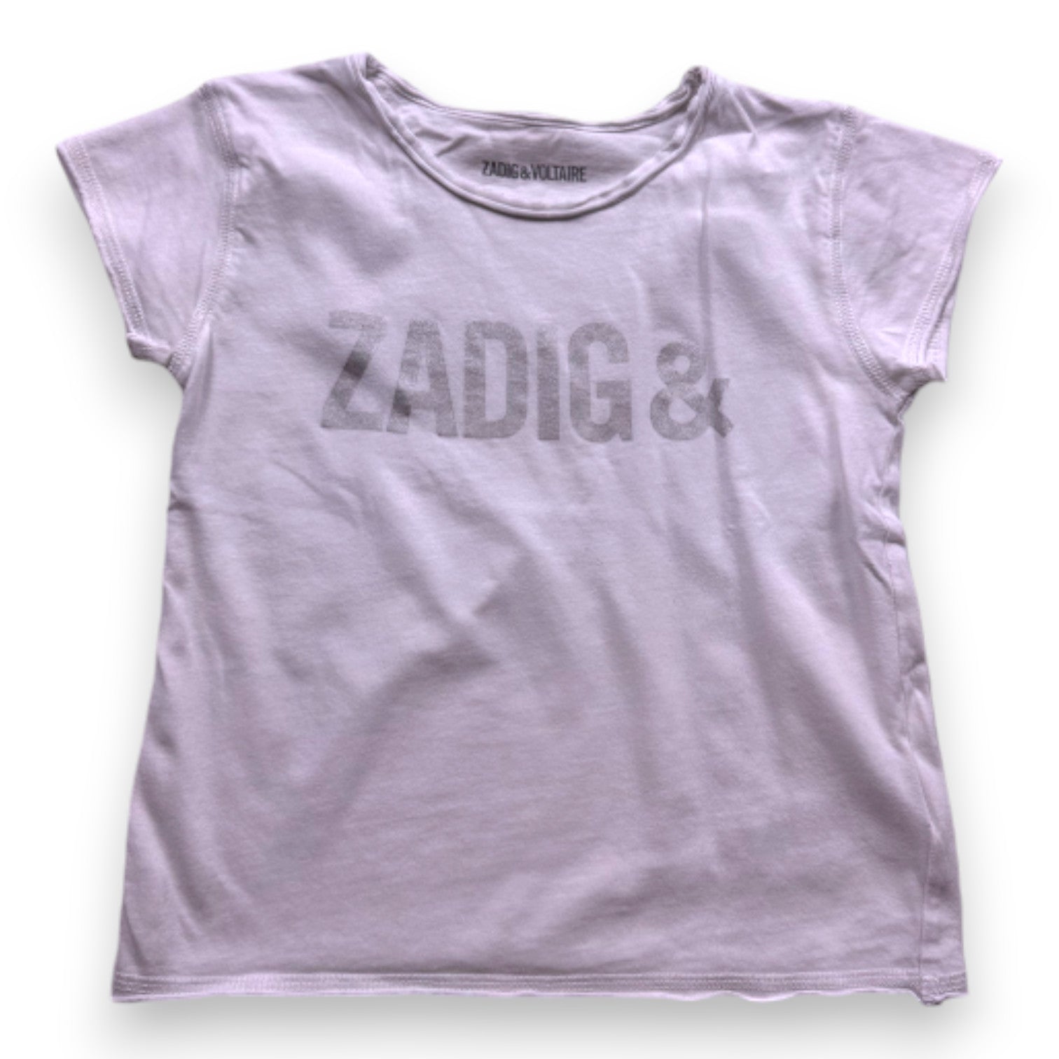 ZADIG & VOLTAIRE - T-SHIRT - BLANC - 8 ANS