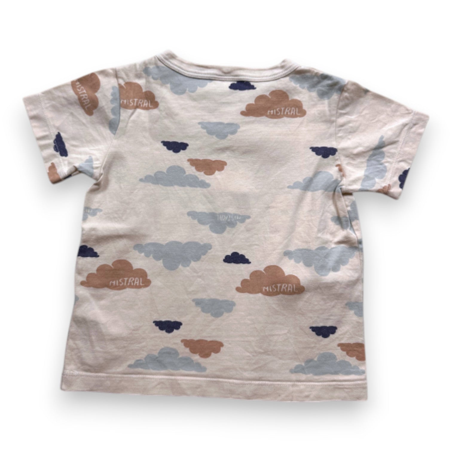 PETIT BATEAU - T-SHIRT - BEIGE - 4 ANS