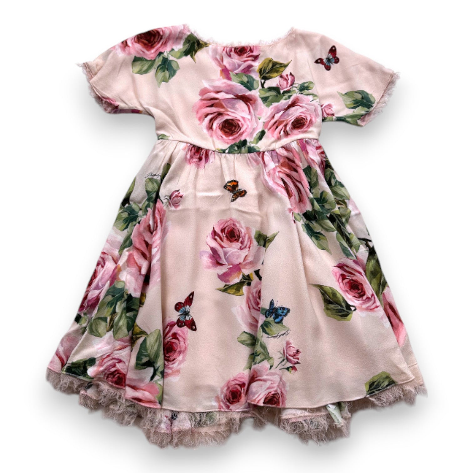 DOLCE & GABBANA - ROBE - ROSE - 4 ANS