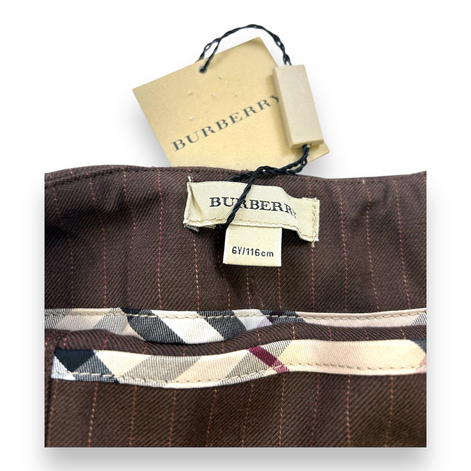 BURBERRY - JUPE - MARRON - 6 ANS