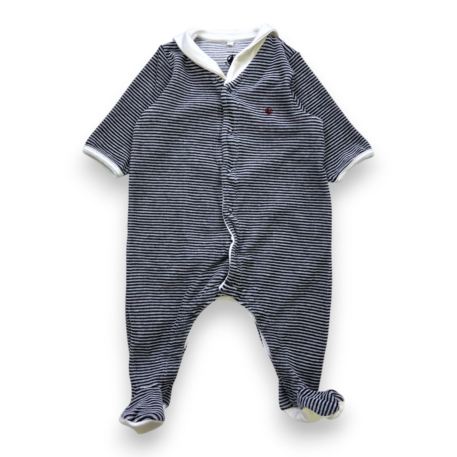 PETIT BATEAU - PYJAMA - BLEU, BLANC - 3 MOIS