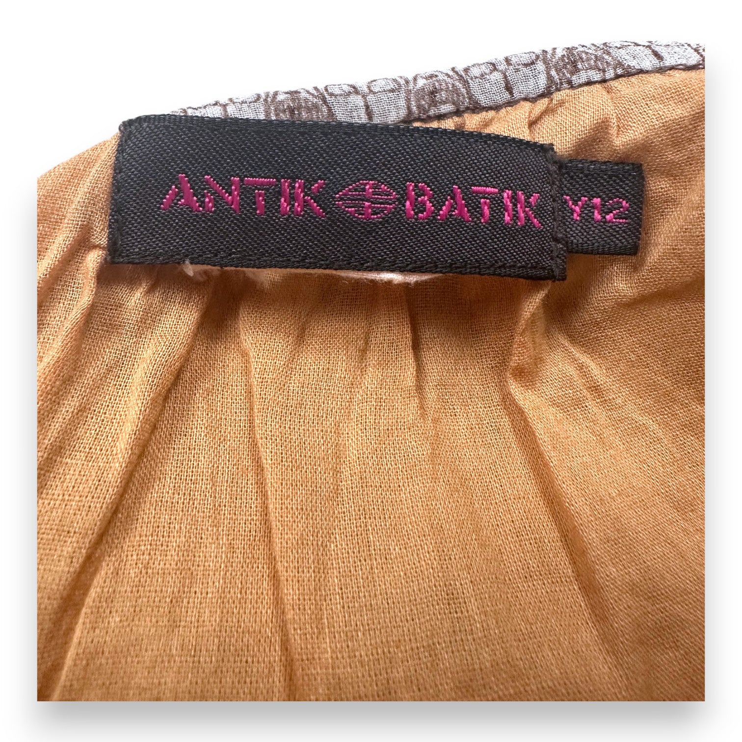 ANTIK BATIK - ROBE - MARRON - 12 ANS