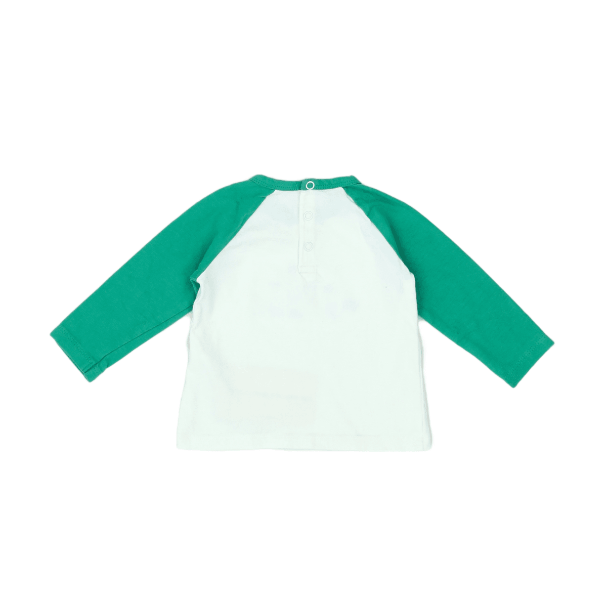 NATALYS - T-SHIRT - BLANC, VERT - 9 MOIS