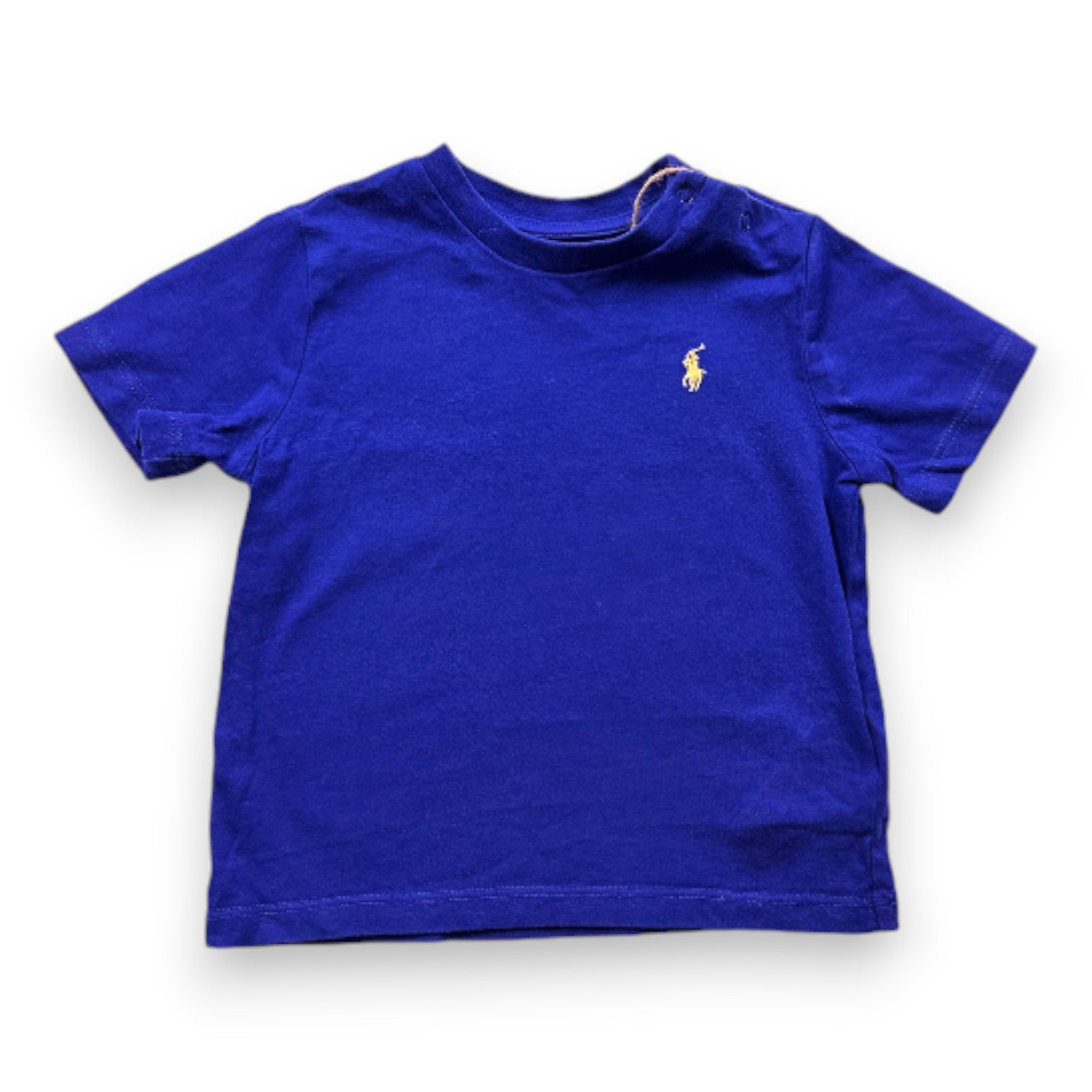 RALPH LAUREN - T-shirt à manches courtes bleu - 12 mois