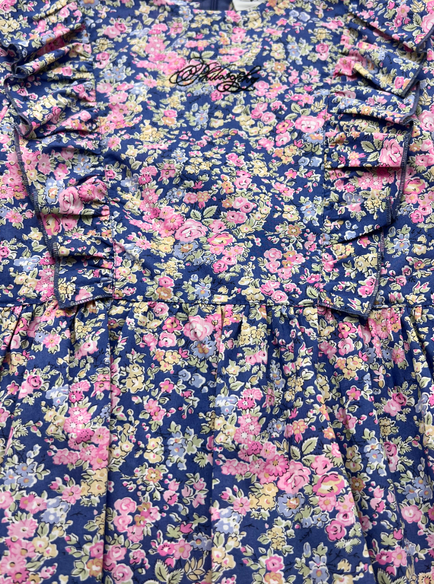 PHILOSOPHY - Blouse à fleurs et volants - 6 ans