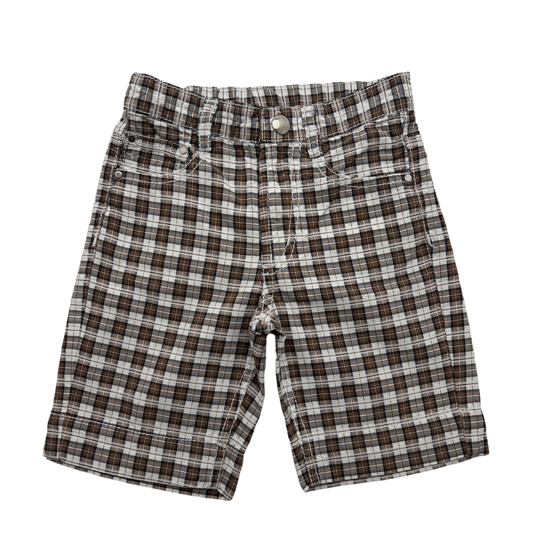 IL GUFO – Ensemble bermudas & polo marron - 2 ans