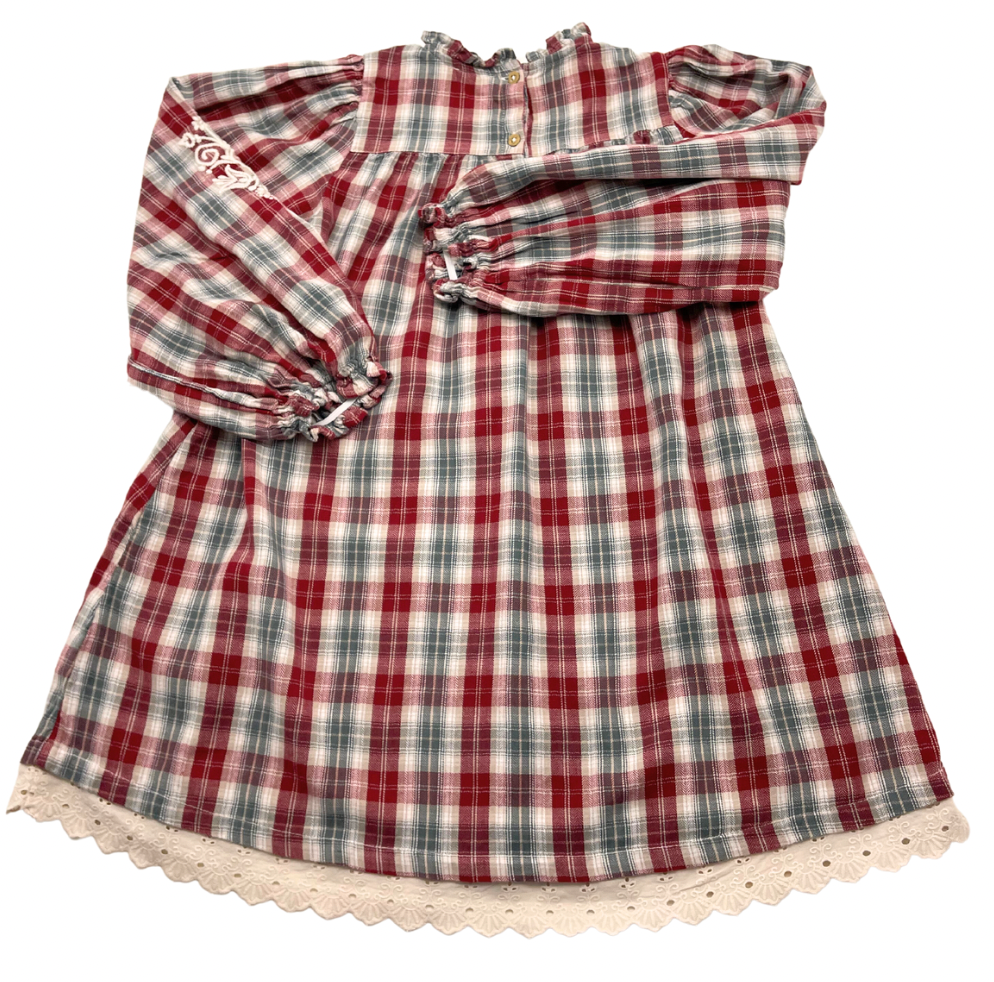 NEWBIE - Robe à carreaux - 7/8 ans