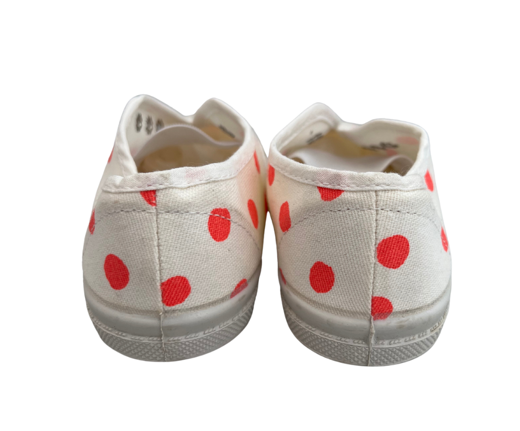 Bensimon - Tennis à lacets pois rose - 30