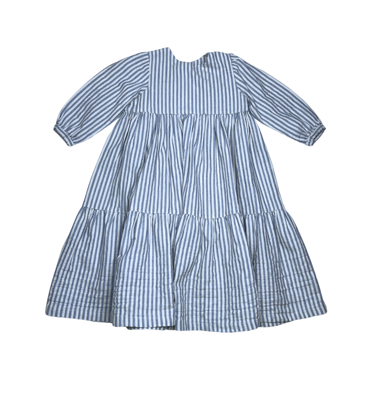 MARIA MINORCA - Robe à rayures bleues  - 4 ans