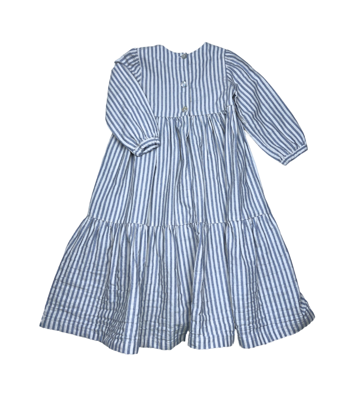 MARIA MINORCA - Robe à rayures bleues  - 4 ans