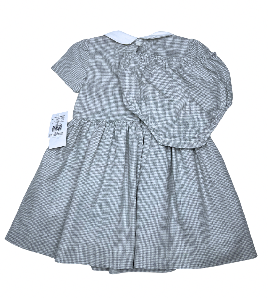 RALPH LAUREN - Ensemble robe & bloomer à carreaux - 2 ans