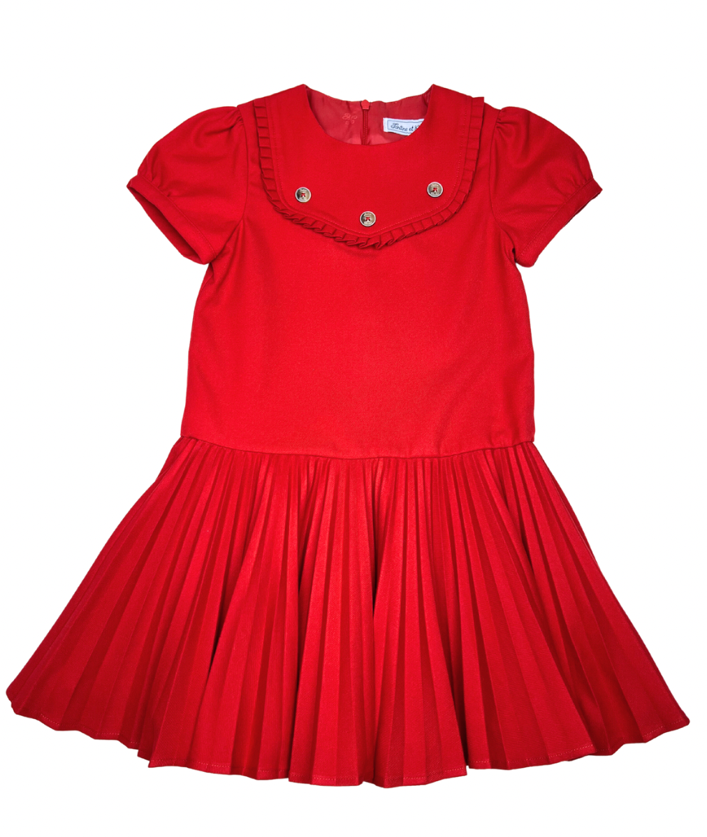 TARTINE & CHOCOLAT - Robe rouge - 6 ans