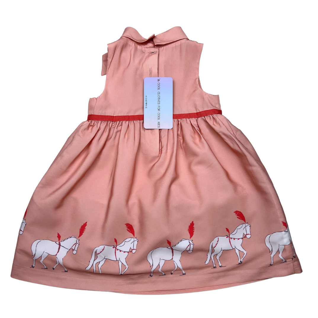 JANIE AND JACK' - Robe rose chevaux - 12/18 mois