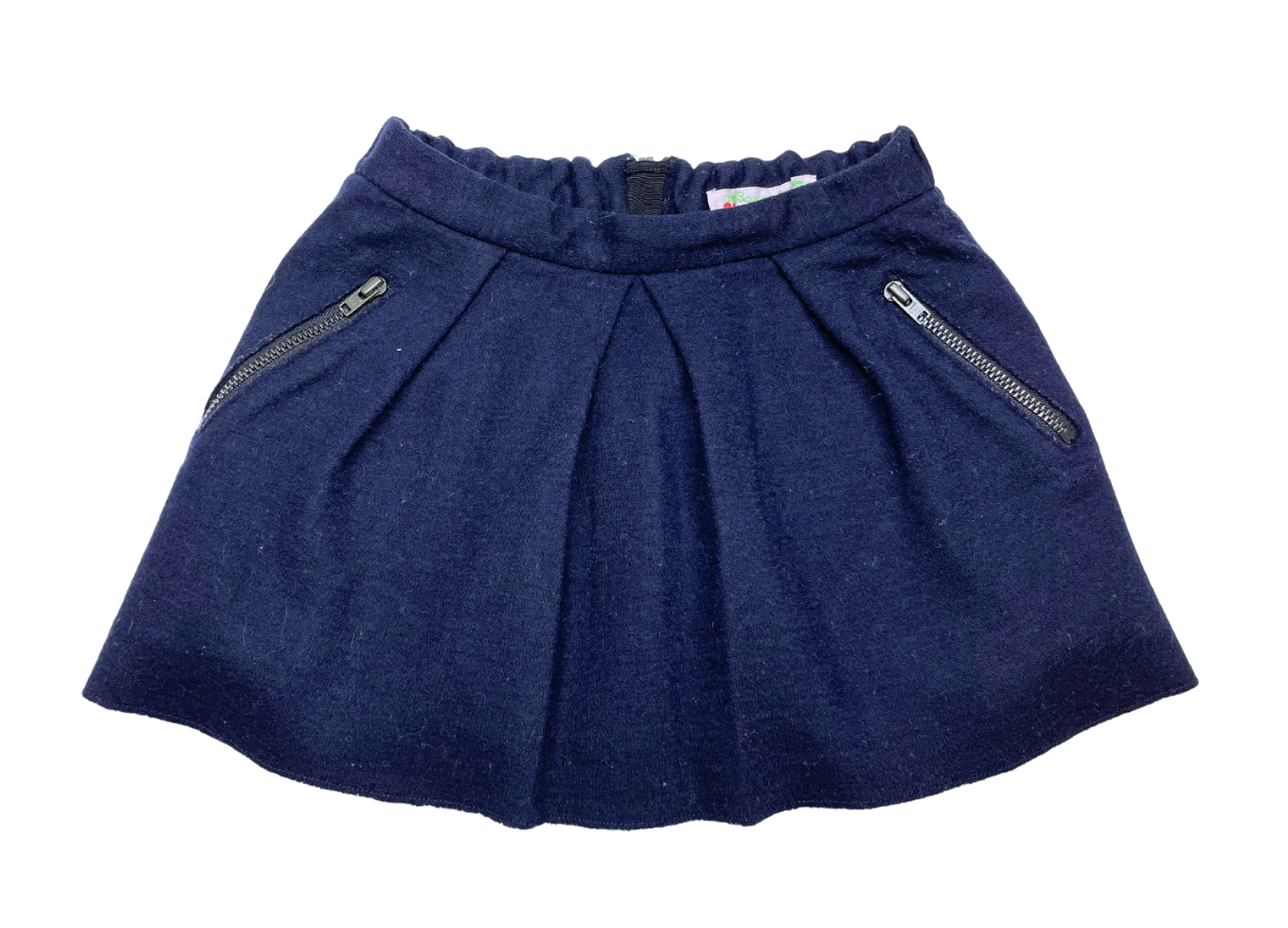 BONPOINT - Jupe bleue en laine - 4 ans