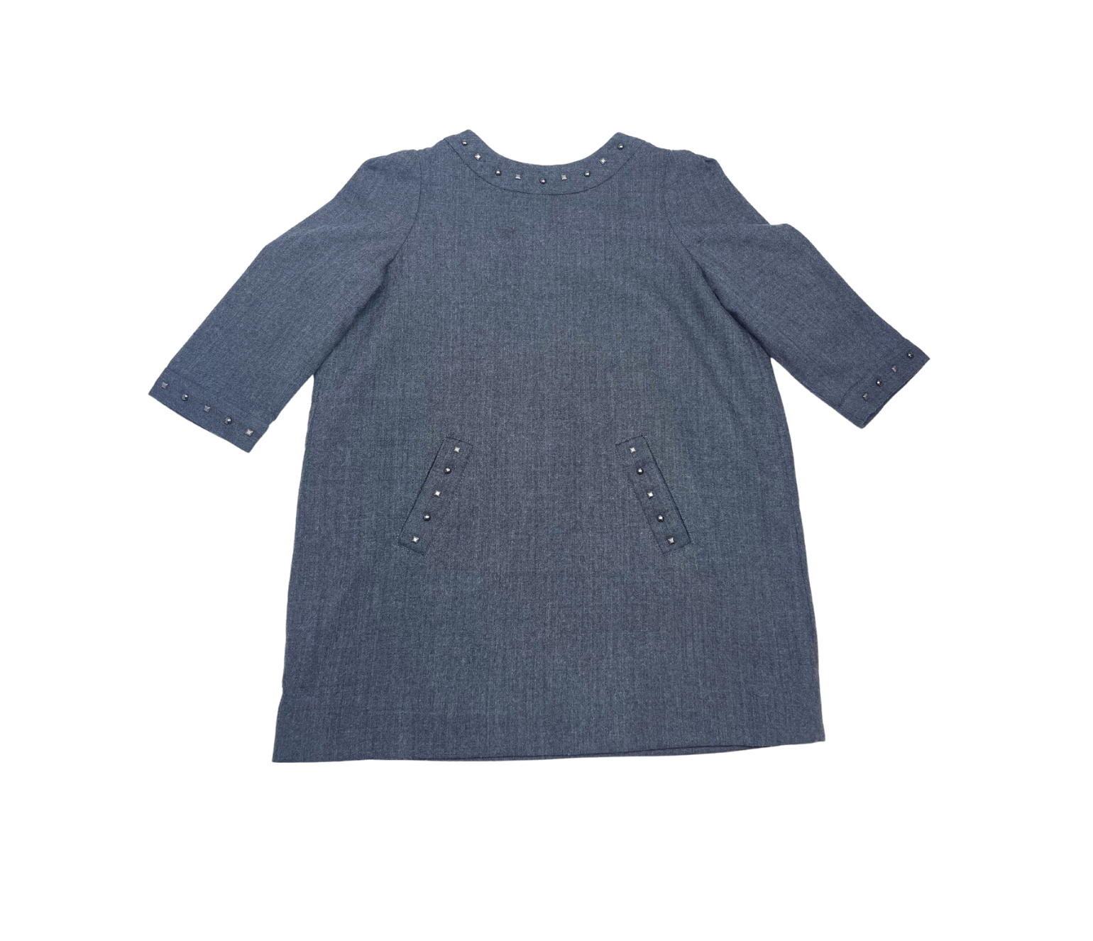 BONPOINT - Robe grise à clous - 4 ans