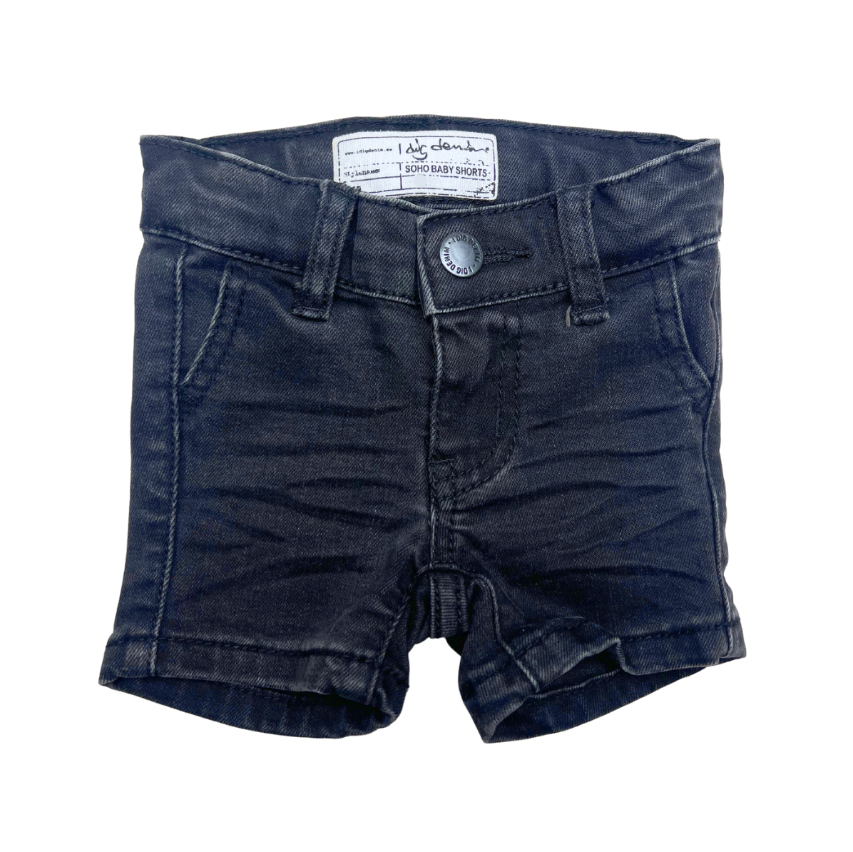 I DIG DENIM - Short en jean gris - 6/8 mois