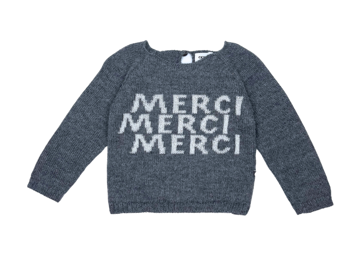 OEUF NYC - Pull Baby Alpaga Merci - 6 mois