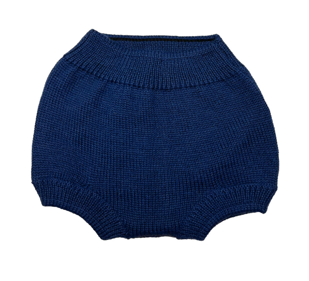 OEUF NYC - Bloomer Baby Alpaca Laine "Resist" Bleu - 6/12 mois