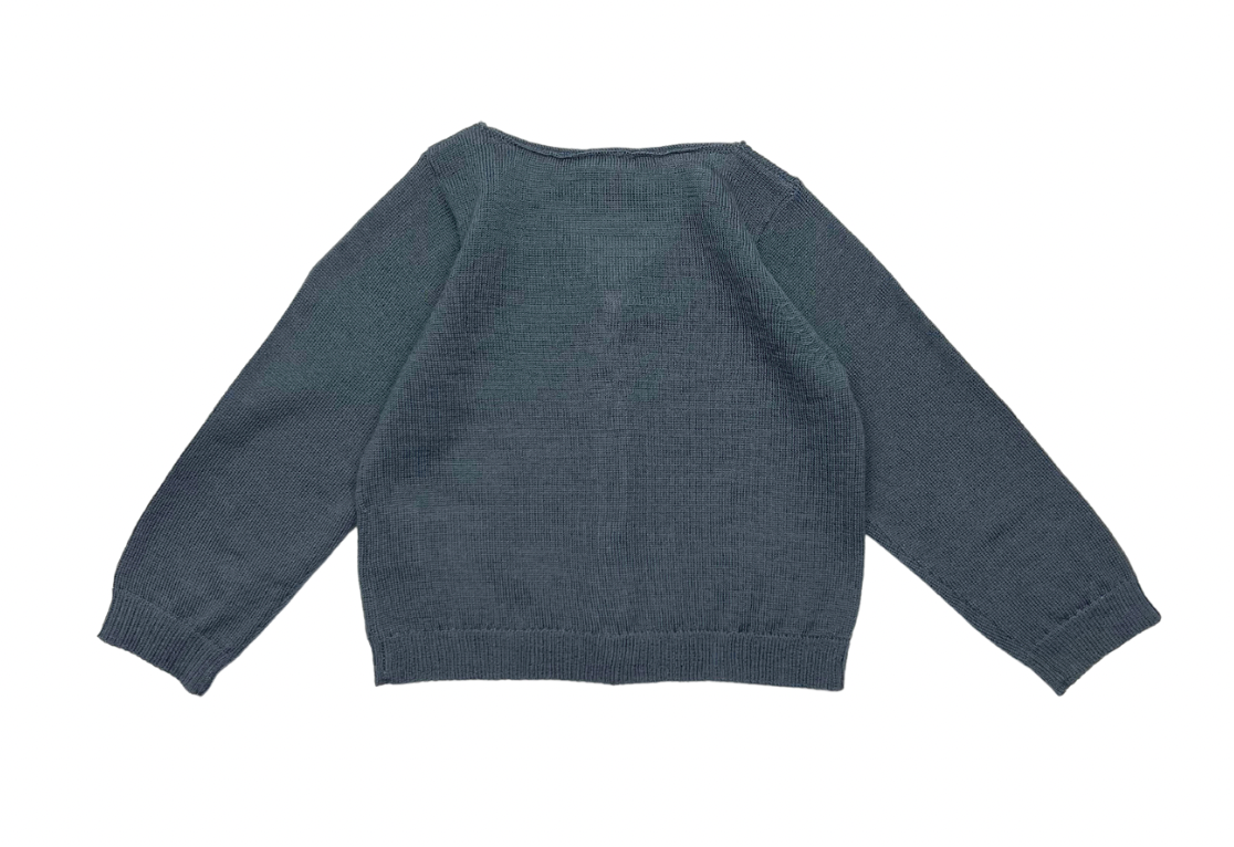 BONTON - Cardigan gris en laine - 18 mois