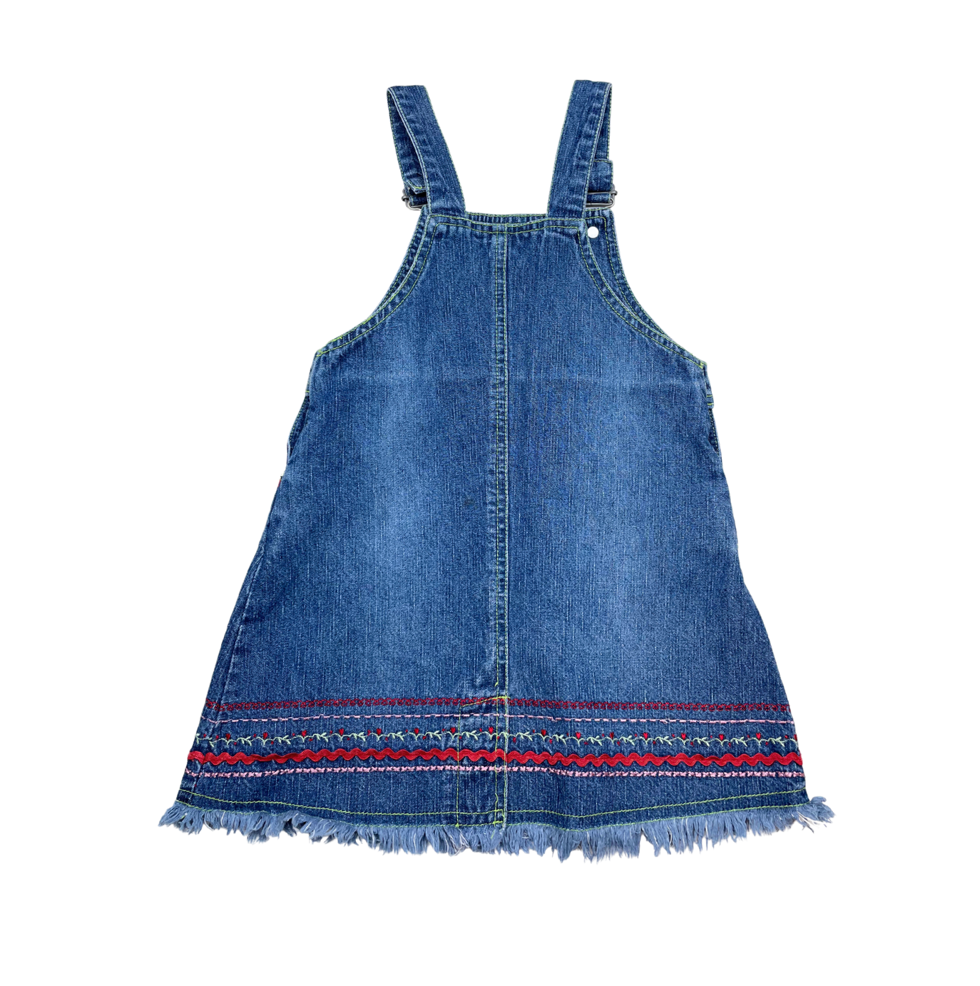 VINTAGE - Robe salopette en jean Winnie l'ourson - 4 ans