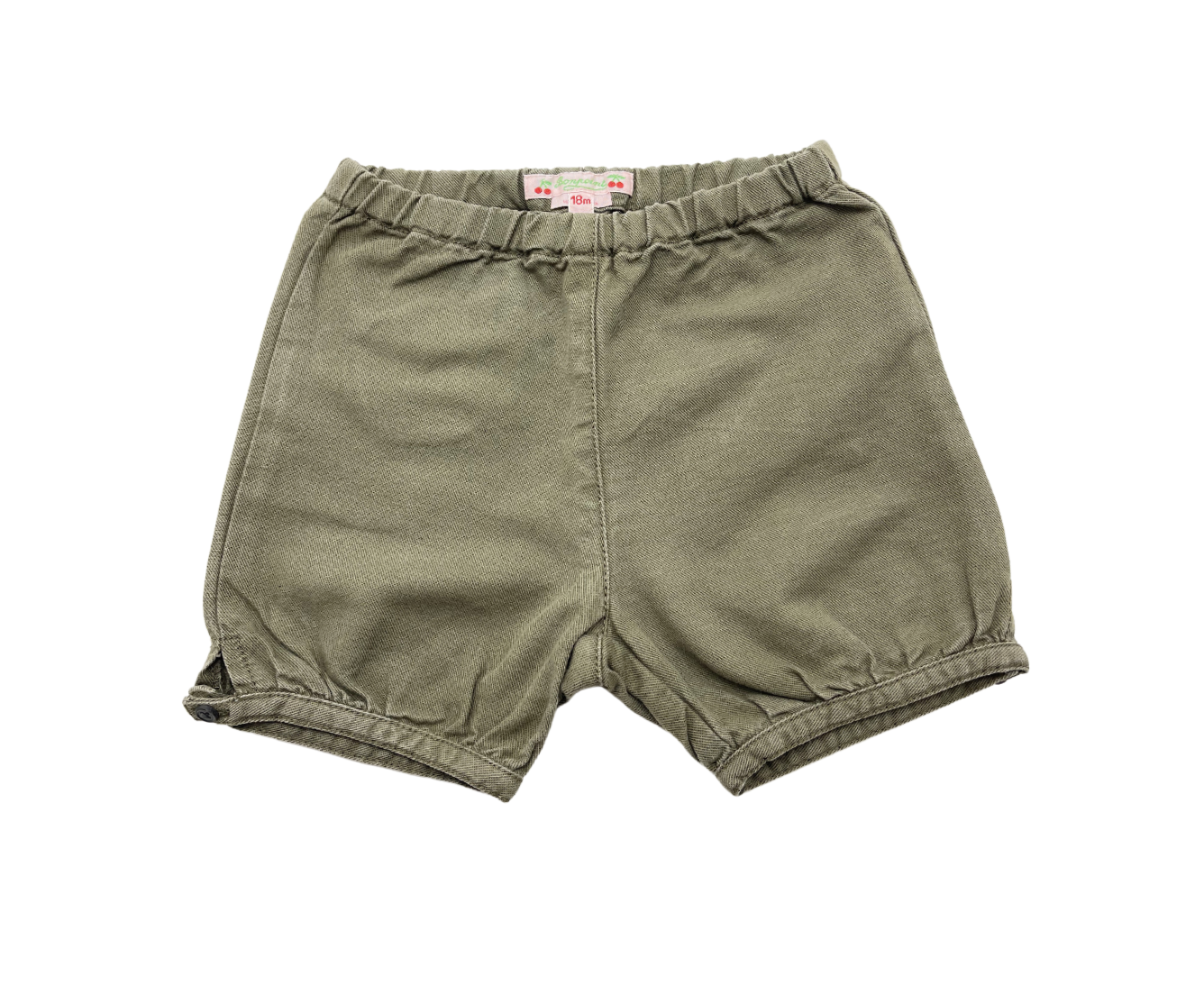 BONPOINT - Short kaki en lin - 18 mois