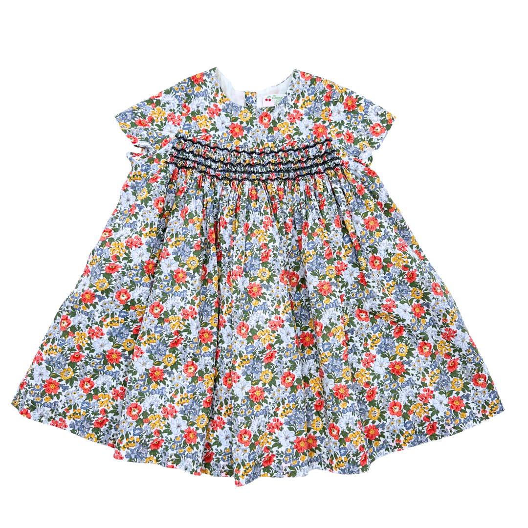 BONPOINT - Robe à fleurs - 3 ans