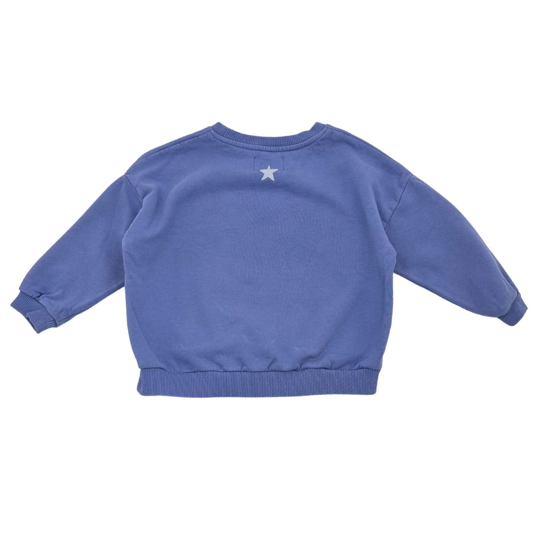 PIUPIUCHICK - Sweat bleu - 4 ans