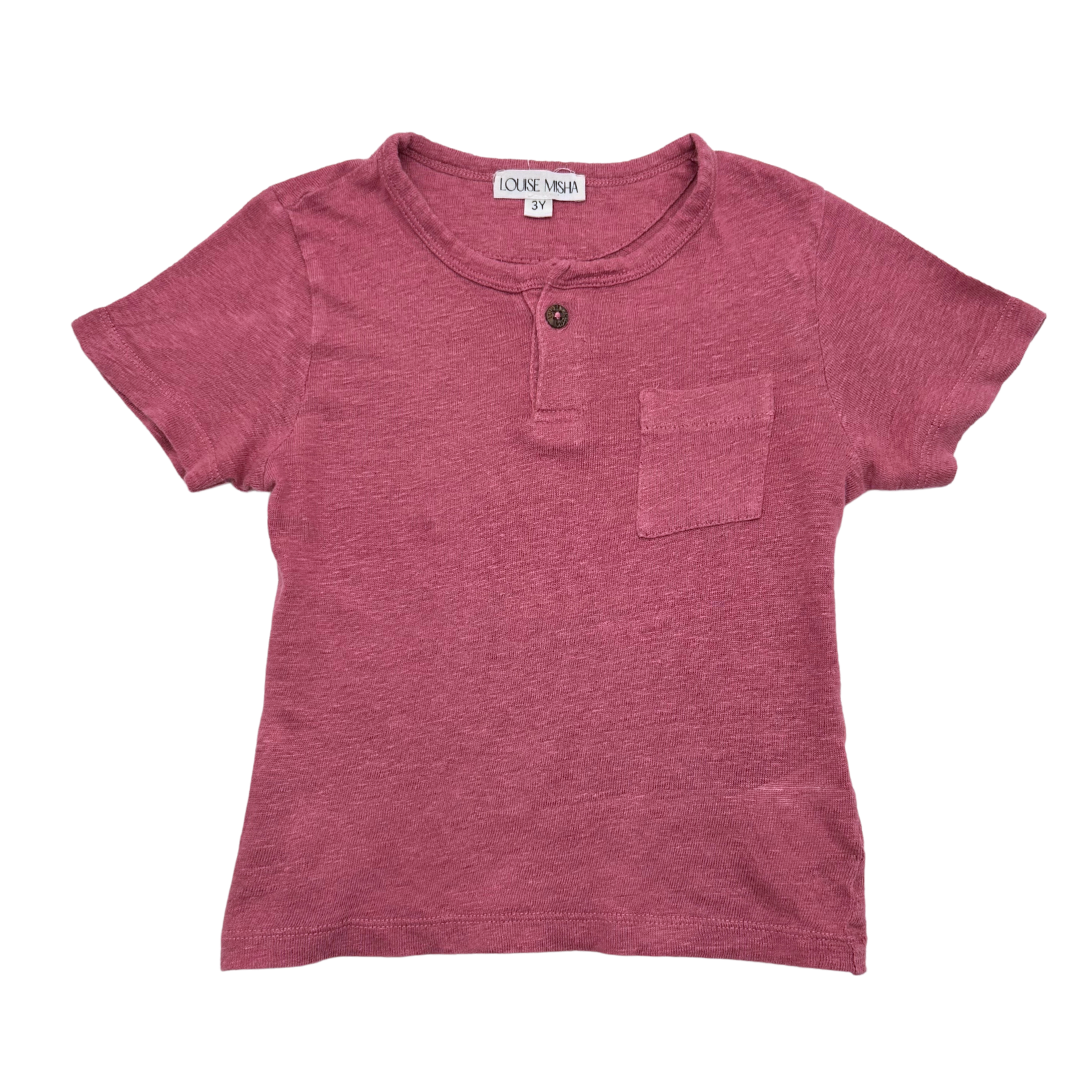 LOUISE MISHA - T-shirt en lin - 3 ans