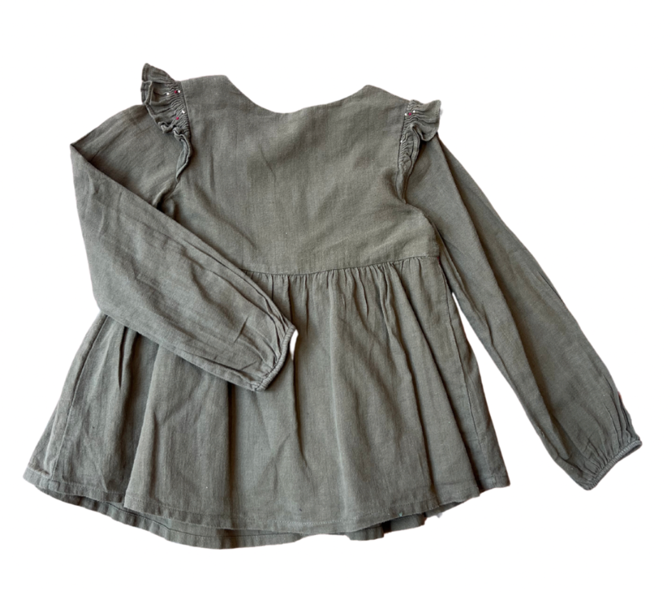 TATIANA - Blouse kaki - 6 ans