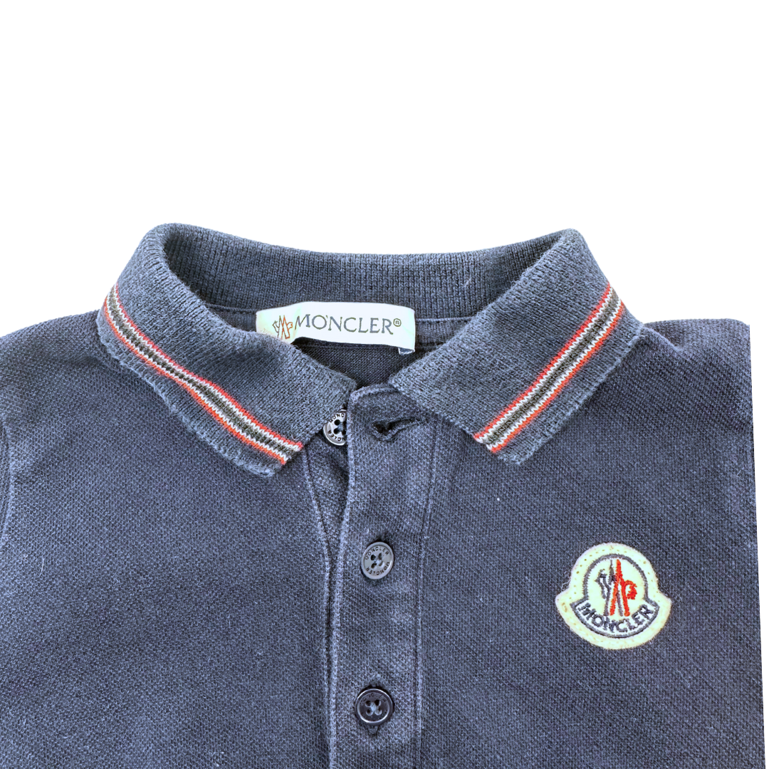 MONCLER - Combinaison bleu marine - 9/12 mois