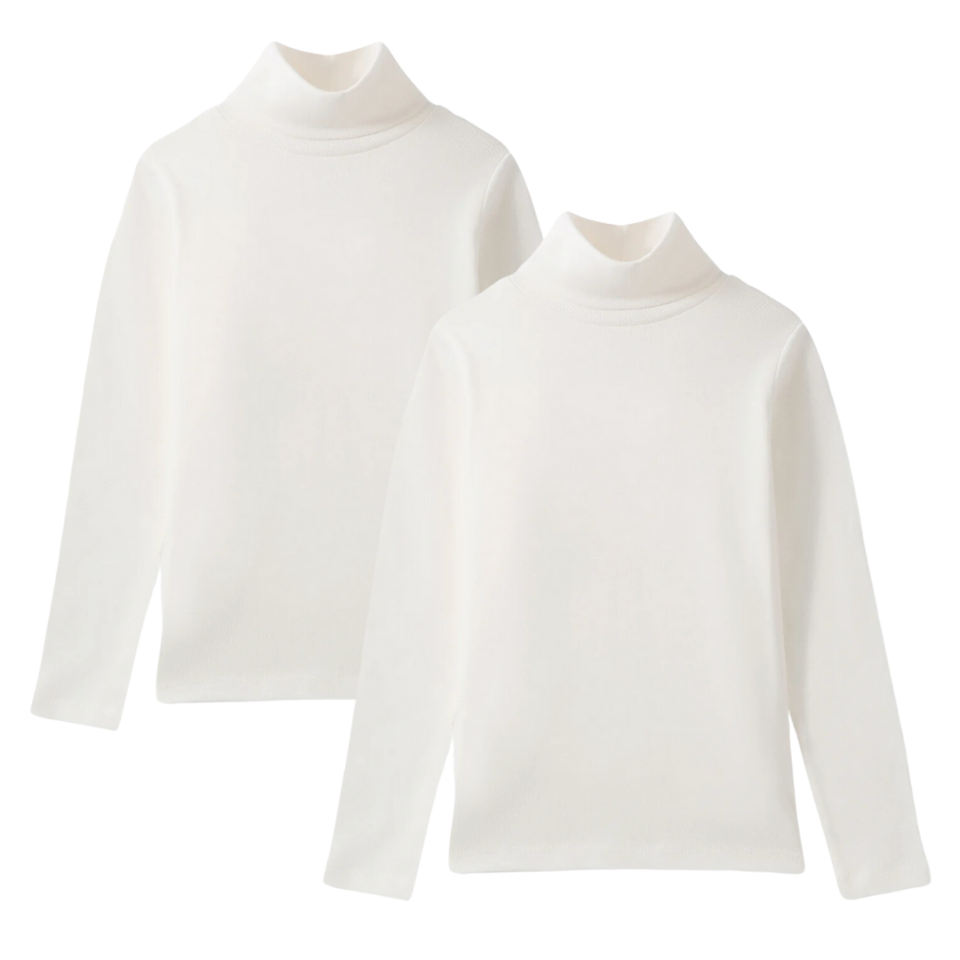 BONPOINT - Lot de 2 sous pull blancs - 12 ans