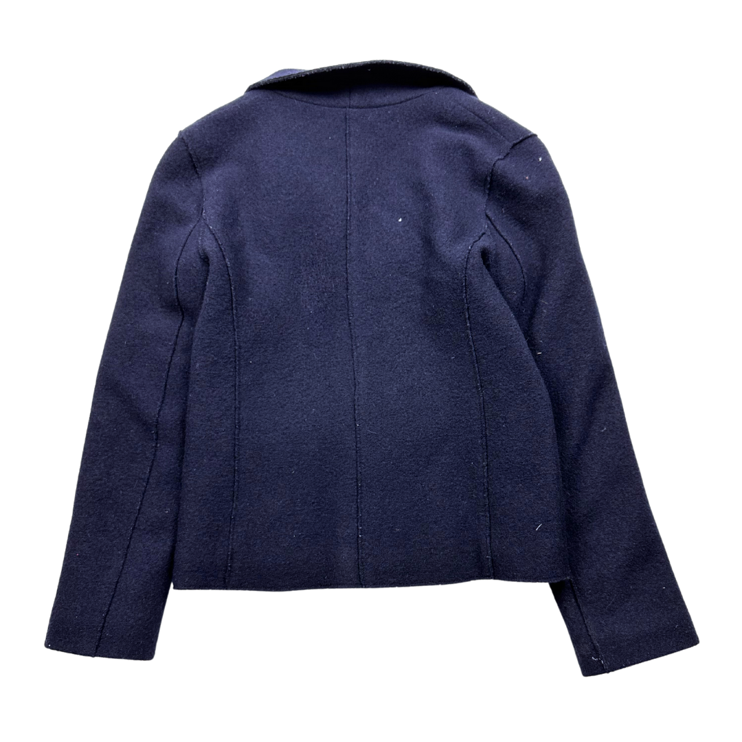 BONPOINT - Veste blazer en laine bleu marine - 12 ans