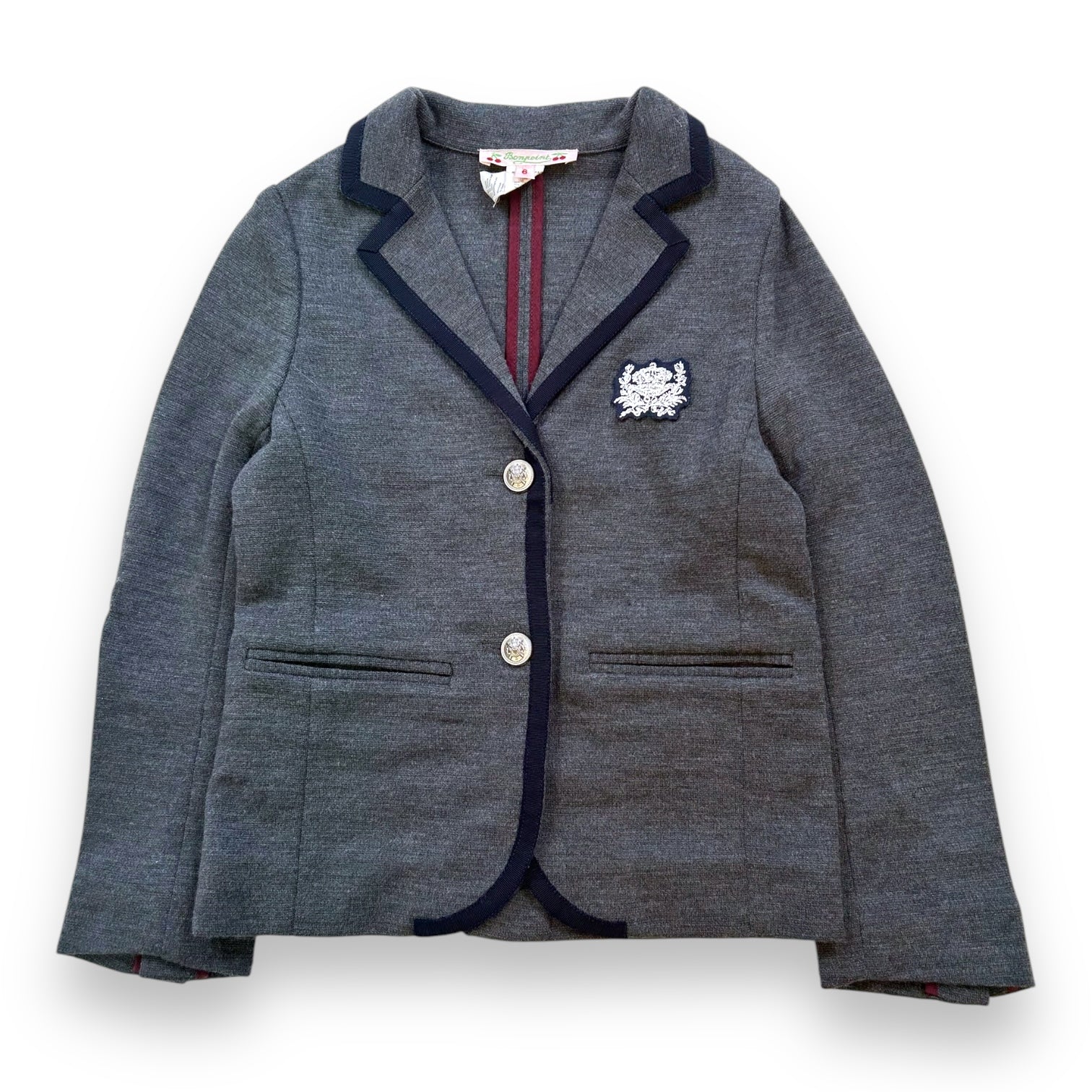 BONPOINT - BLAZER - GRIS, BLEU - 6 ANS