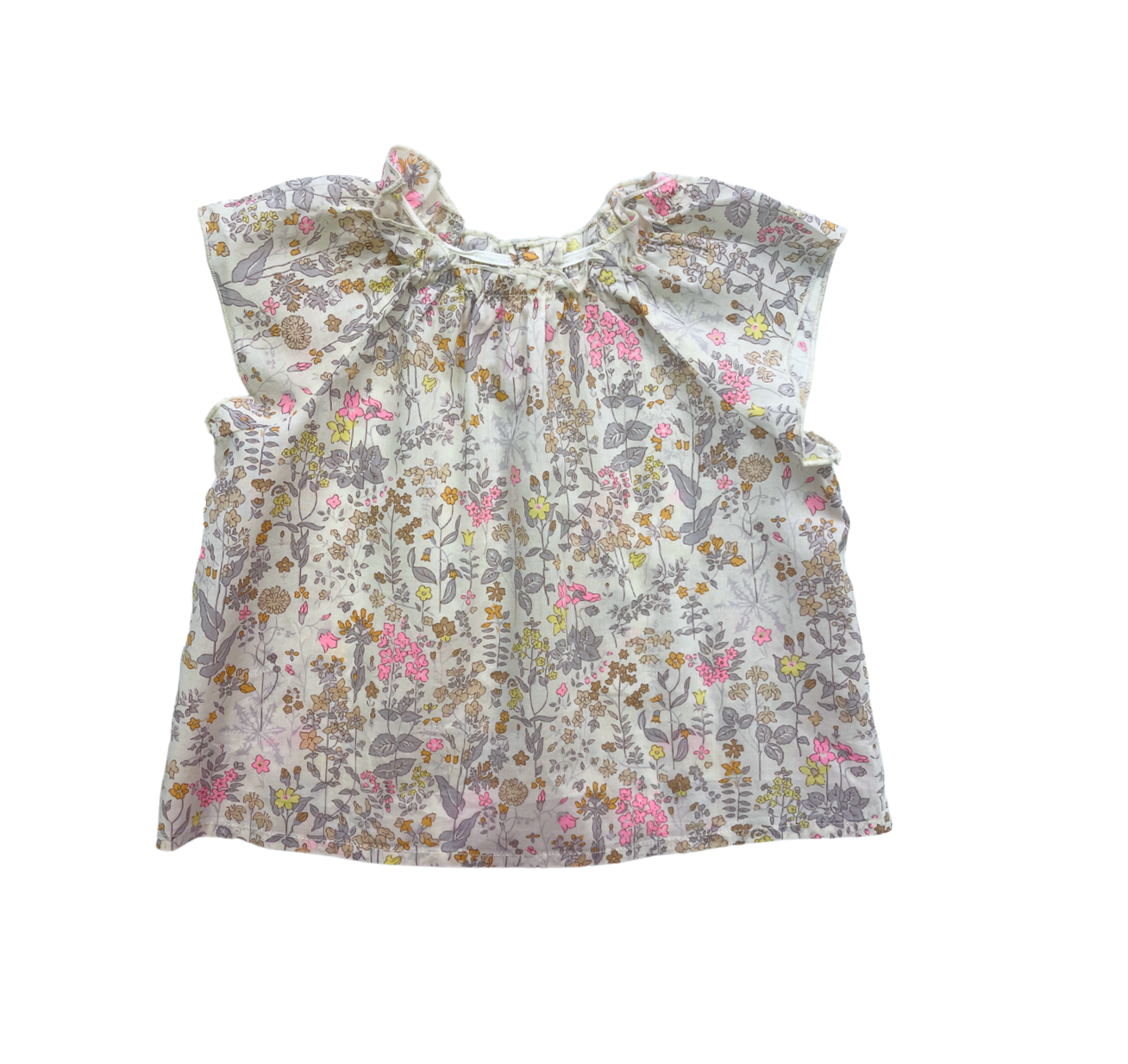 BONPOINT - Blouse à fleurs colorées - 6 mois