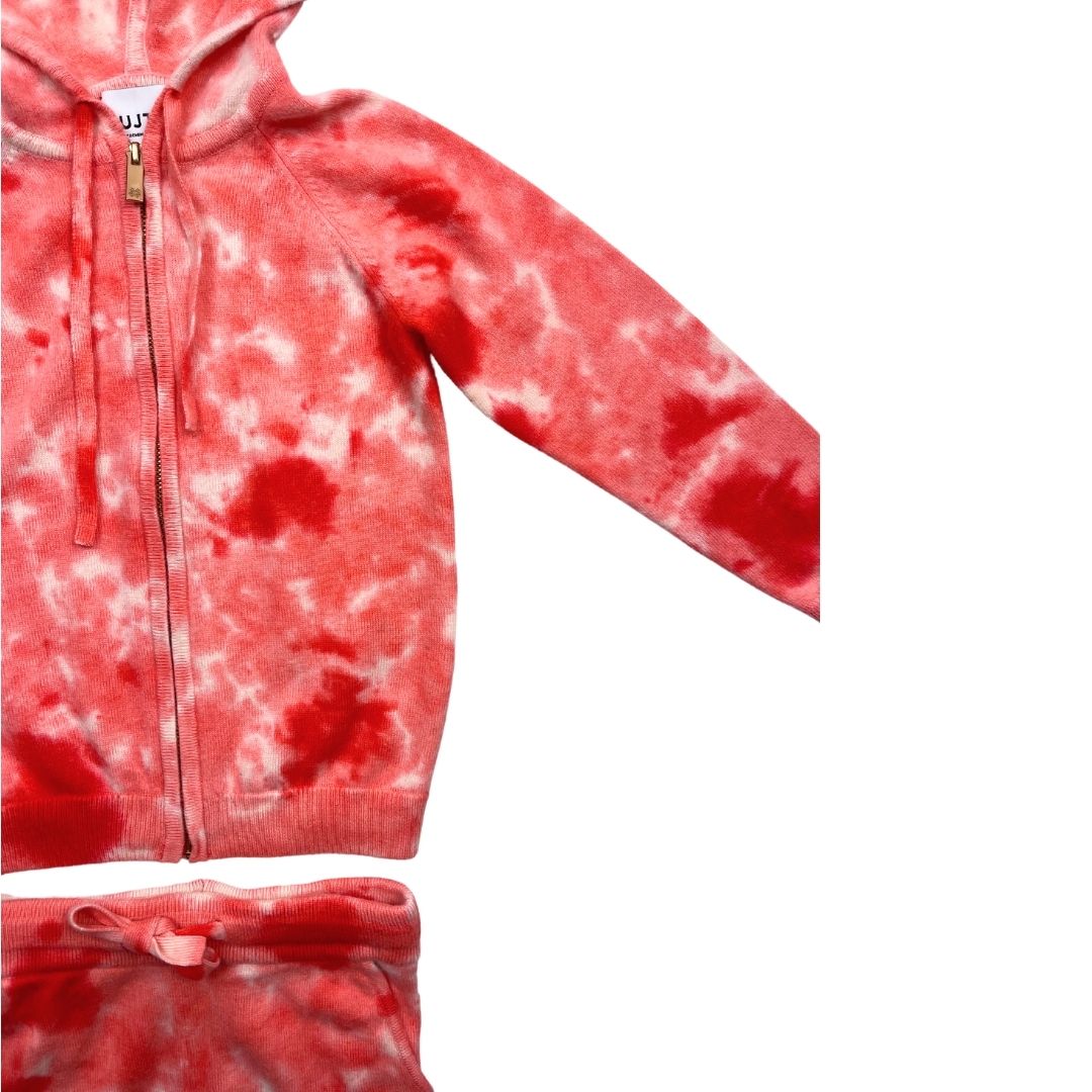 KUJTEN - Ensemble en cachemire tie and dye rose - 4 ans