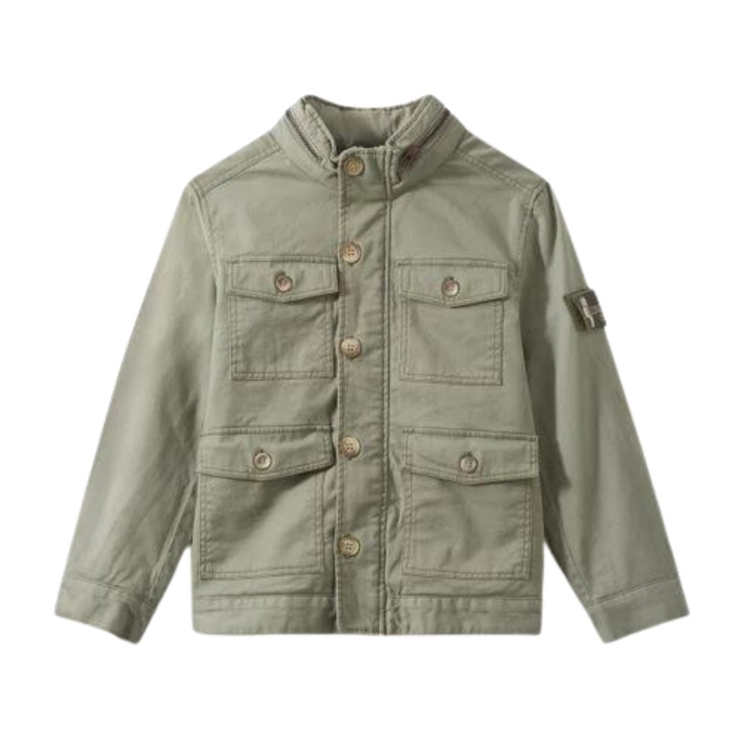 BONPOINT - Veste militaire verte - 10 ans