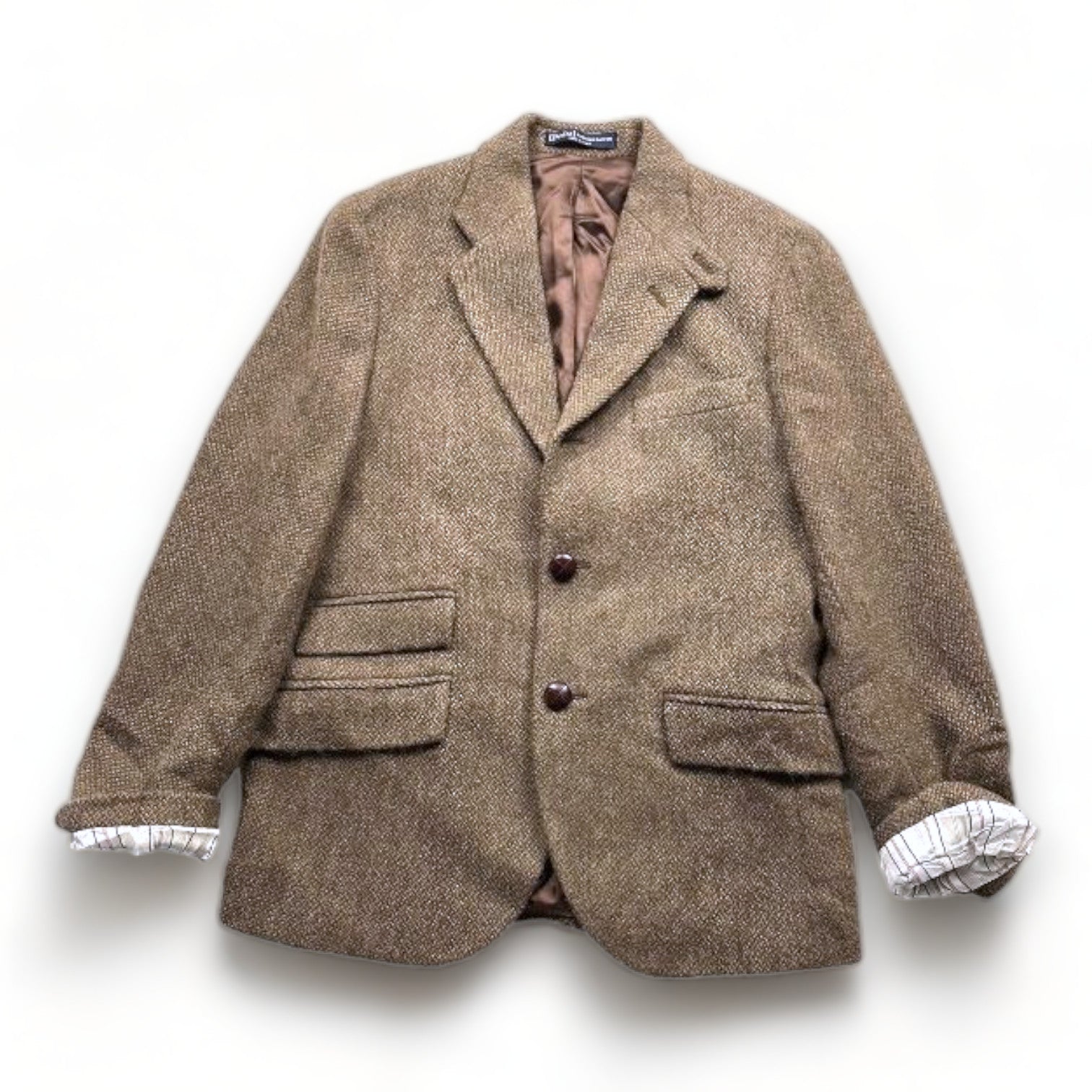 RALPH LAUREN - Veste blazer marron en laine - 8 ans