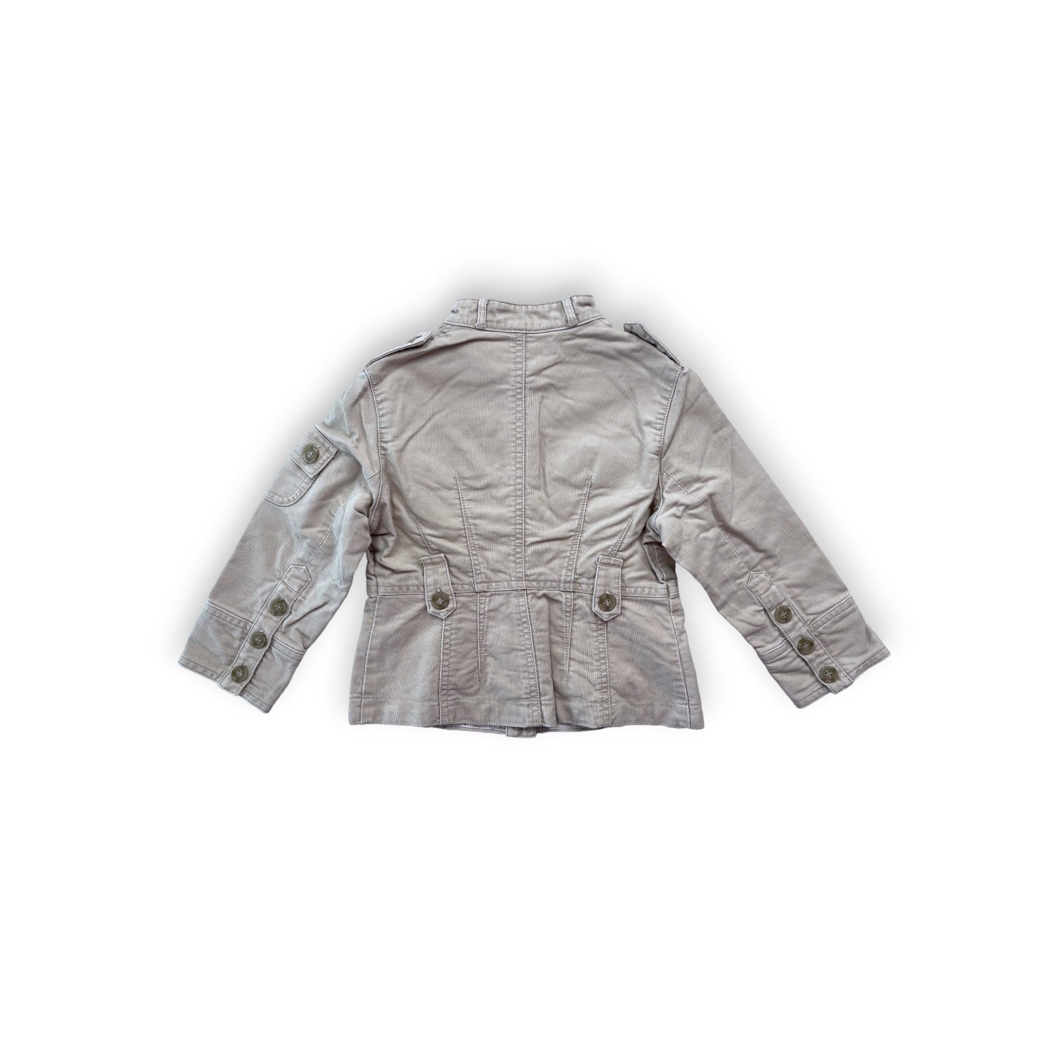 BONPOINT - Veste rose poudré à poches et boutons - 2 ans