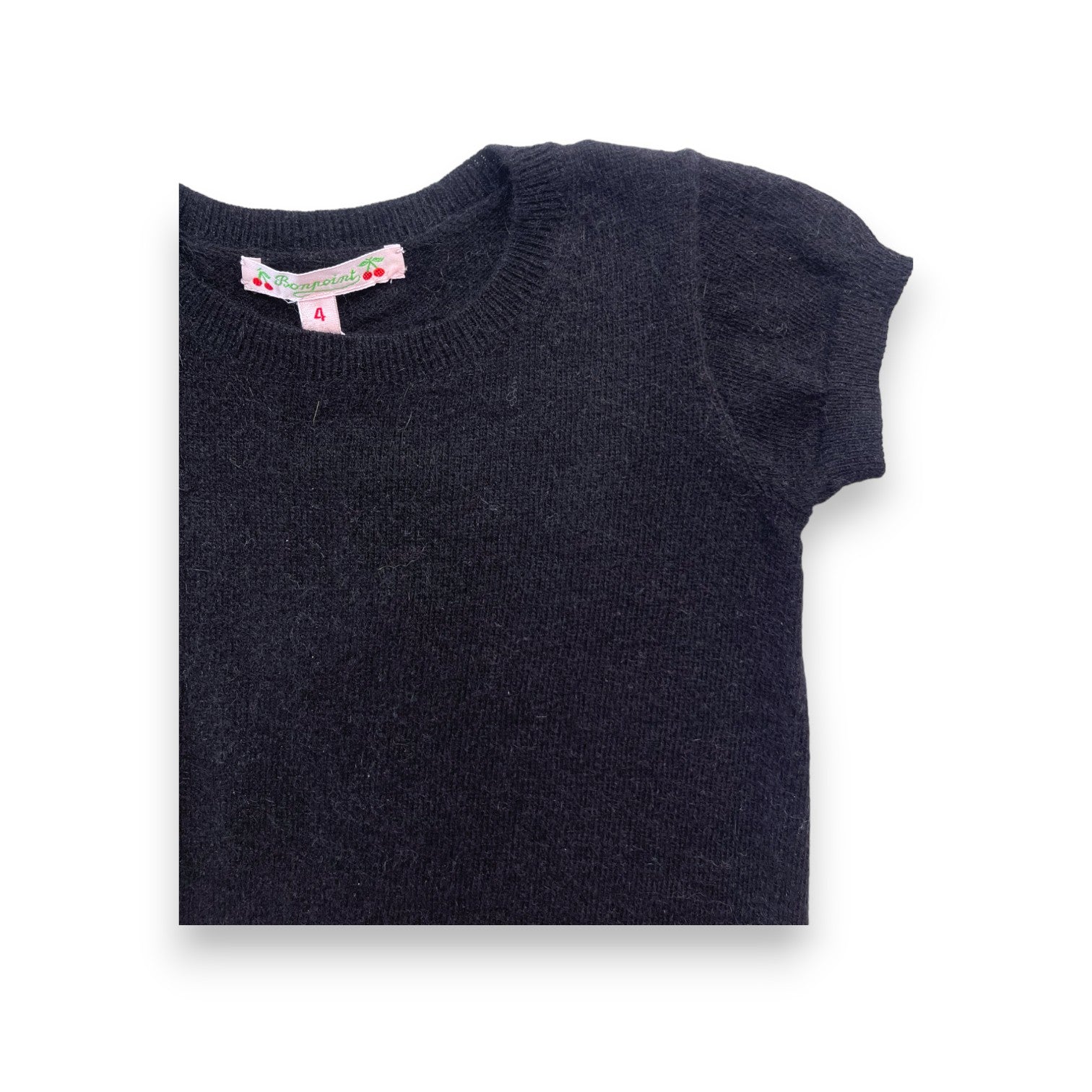 BONPOINT - T shirt pull noir (neuf) - 4 ans