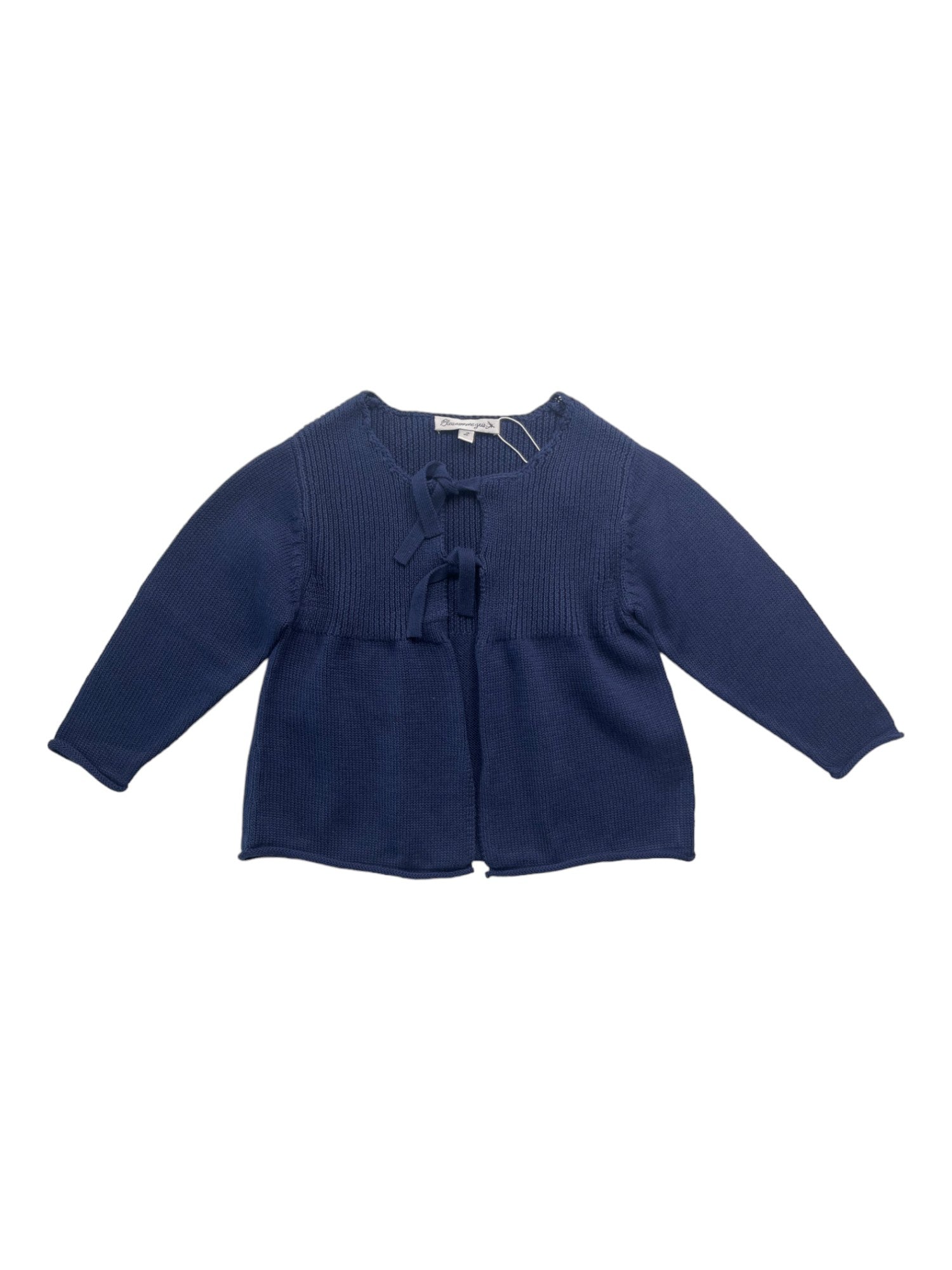 BLEU COMME GRIS - Cardigan bleu marine (neuf)- 2 ans