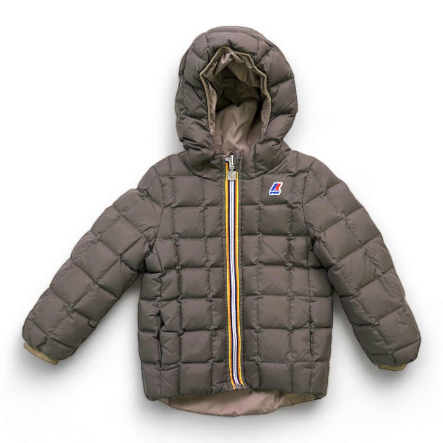 K-WAY - Doudoune marron réversible - 4 ans