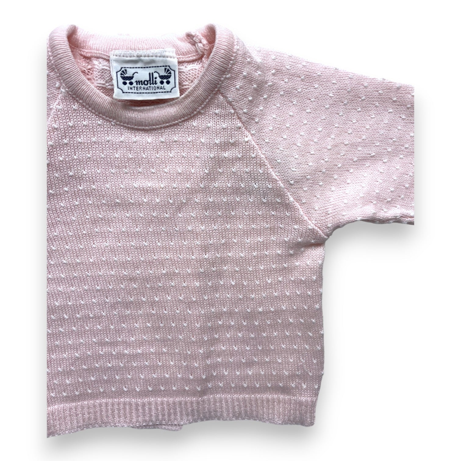 MOLLI - Cardigan rose croisé dans le dos - 0 mois