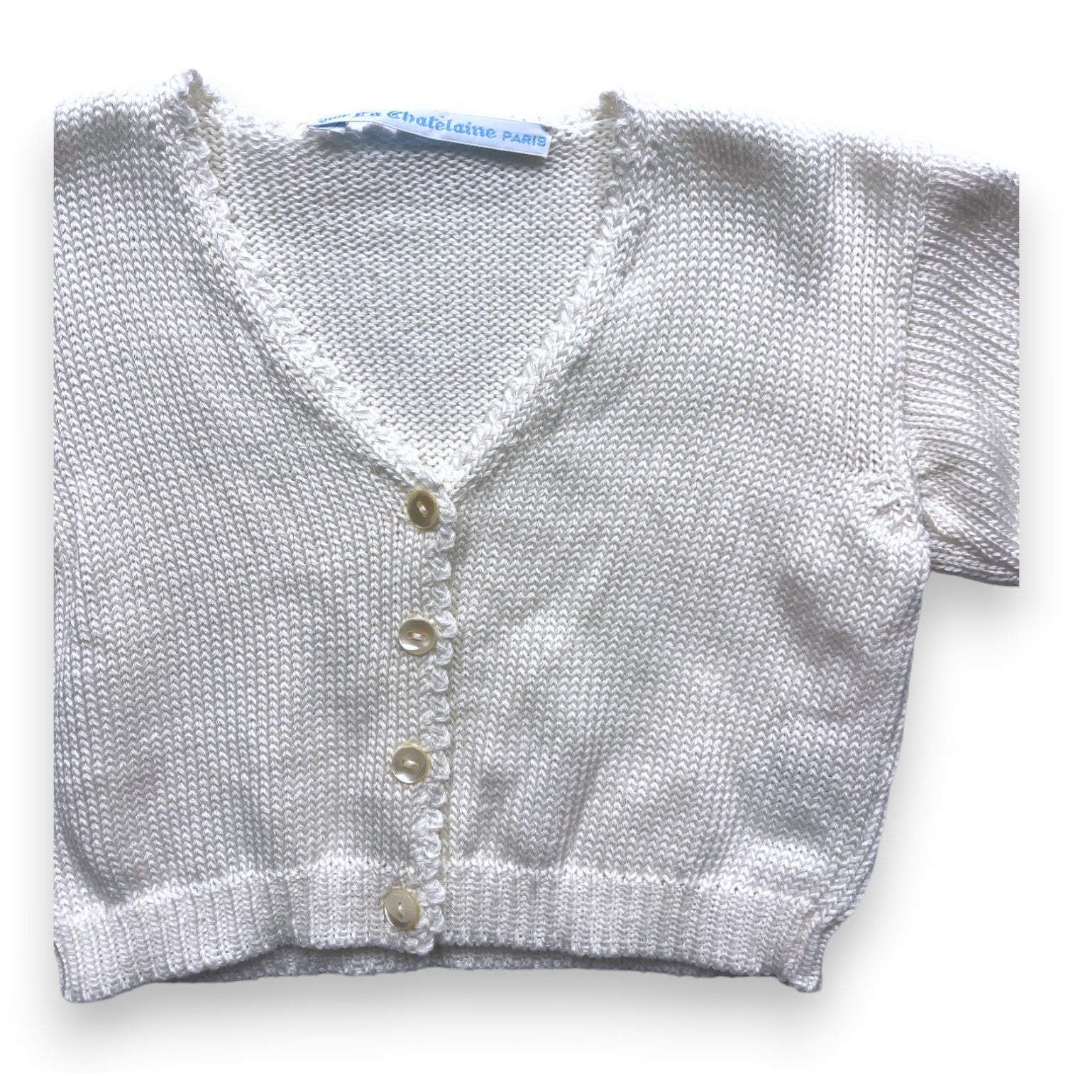 MOLLI - Cardigan blanc - 12/18 mois