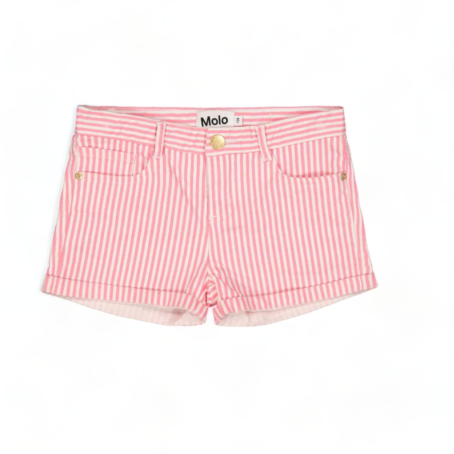 MOLO - Short rose et blanc rayé (neuf) - 3 ans