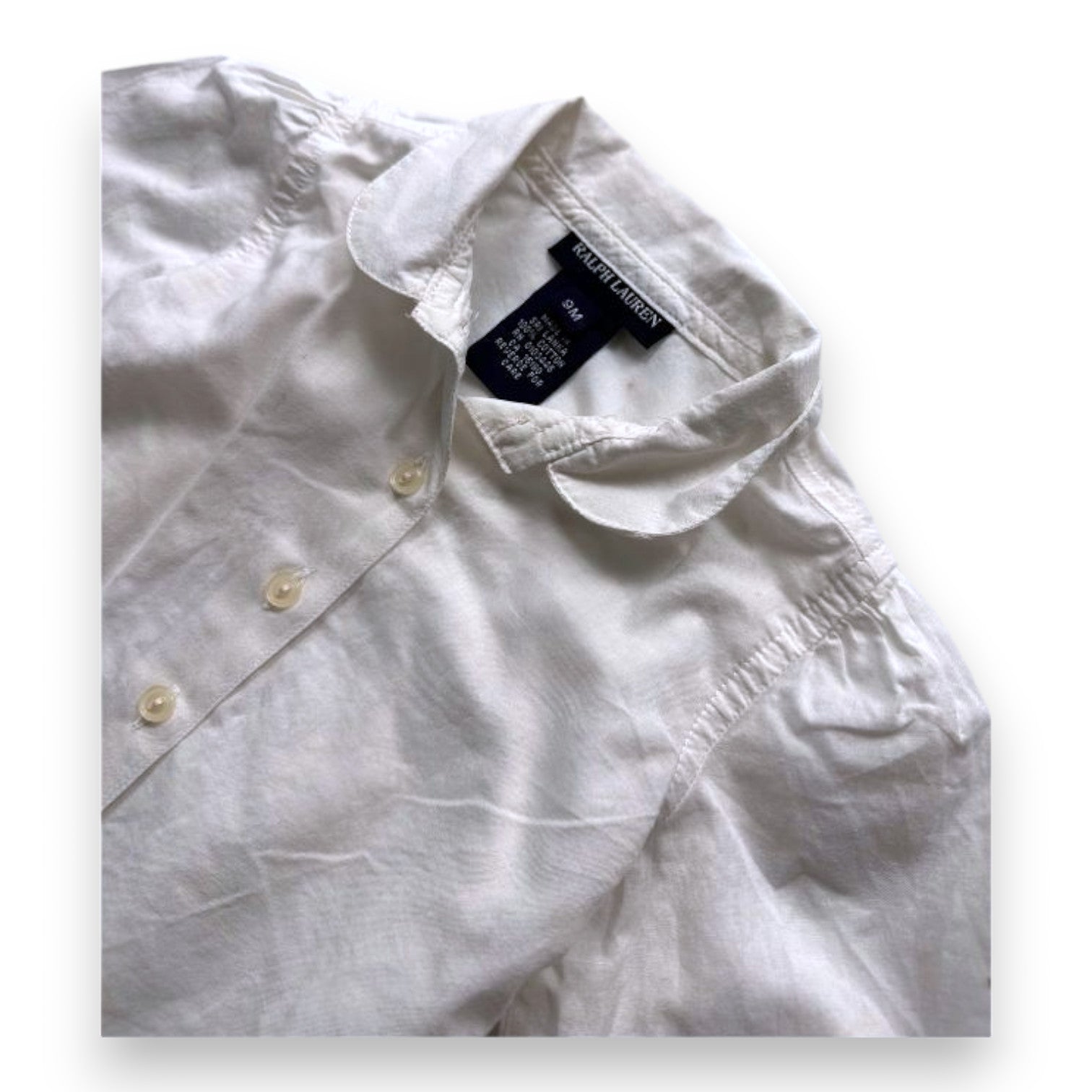 RALPH LAUREN - Chemise blanche - 9 mois