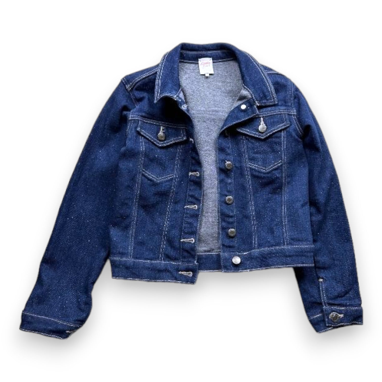 LITTLE KARL MARC JOHN - Veste en jean bleue - 10 ans