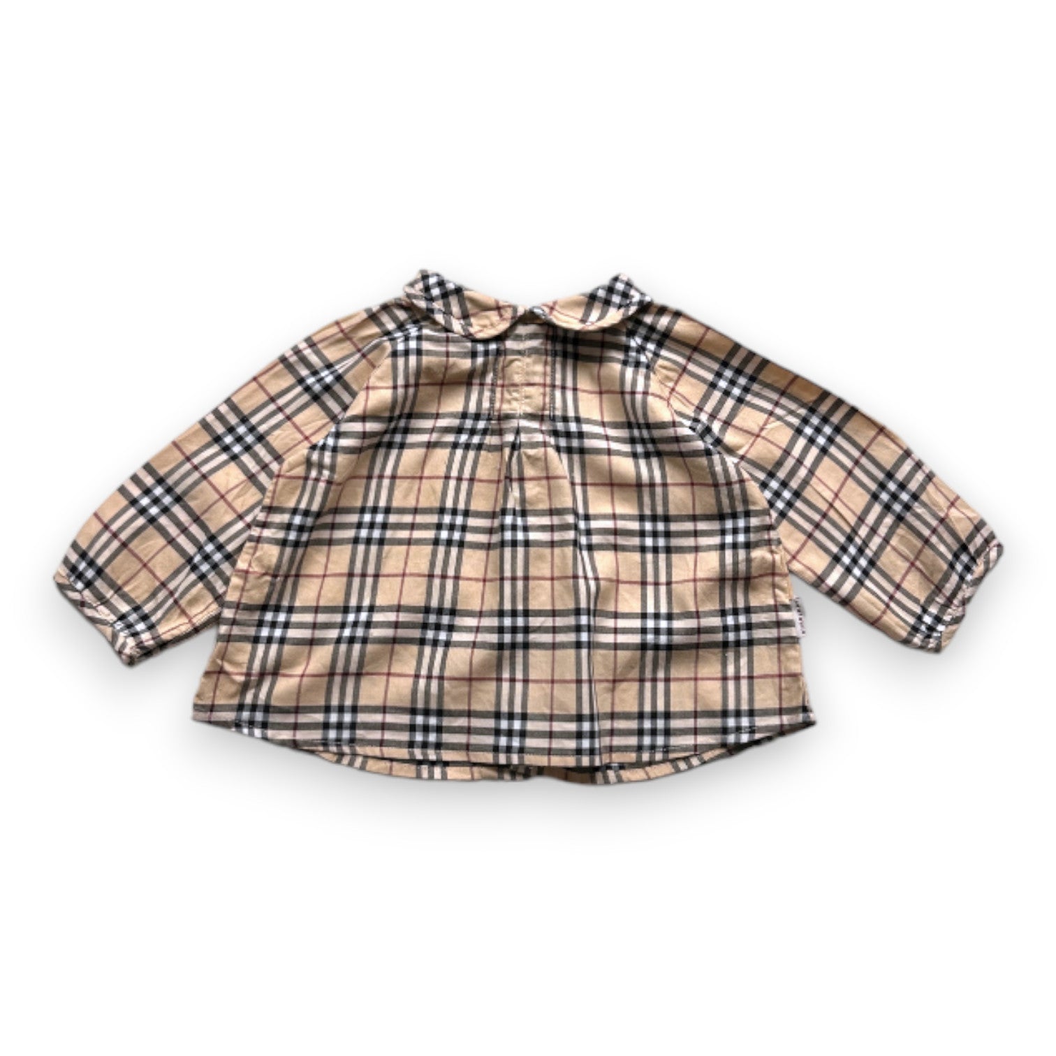 BURBERRY - Blouse imprimée check Burberry - 12 mois