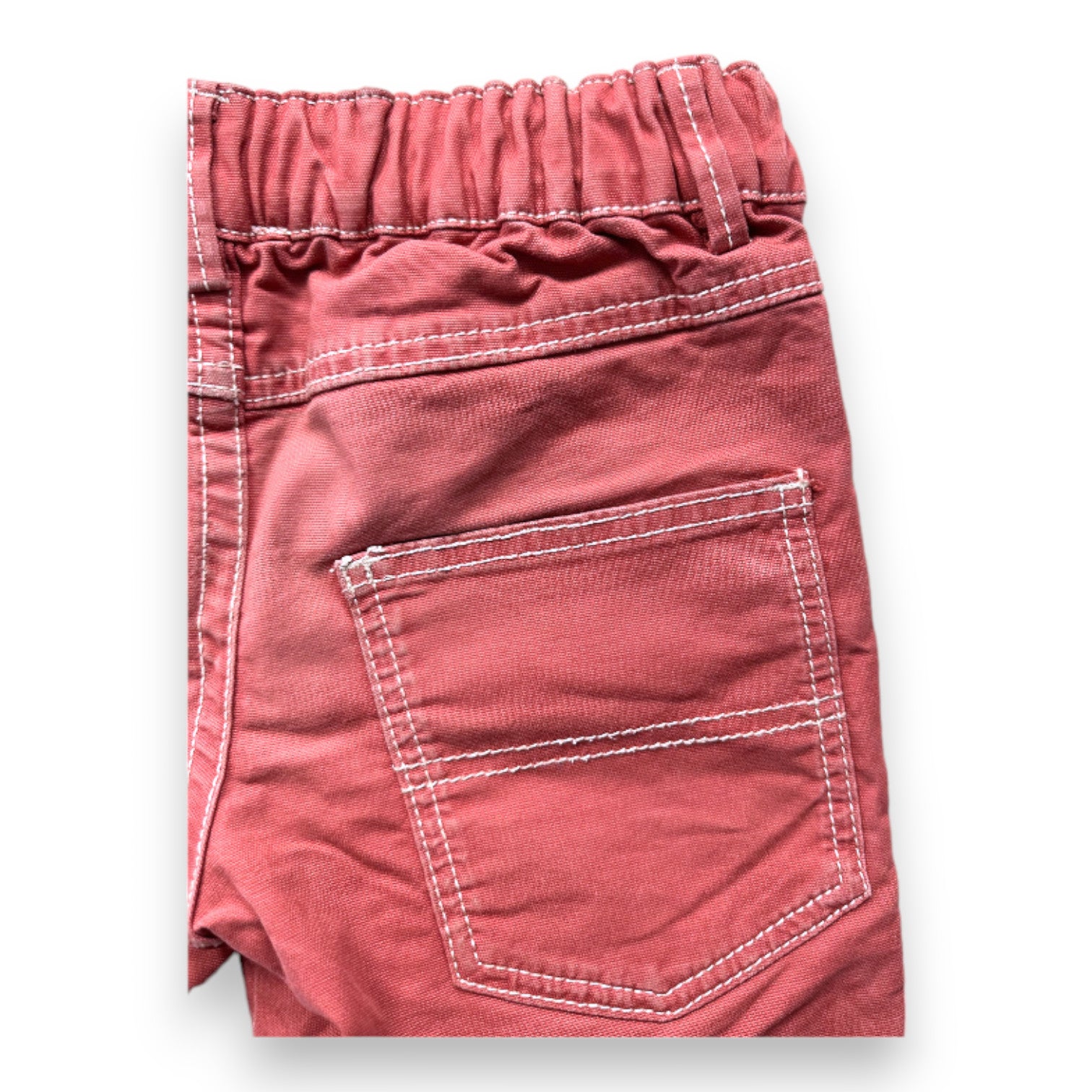 JACADI - Short en jean rouge - 3 ans