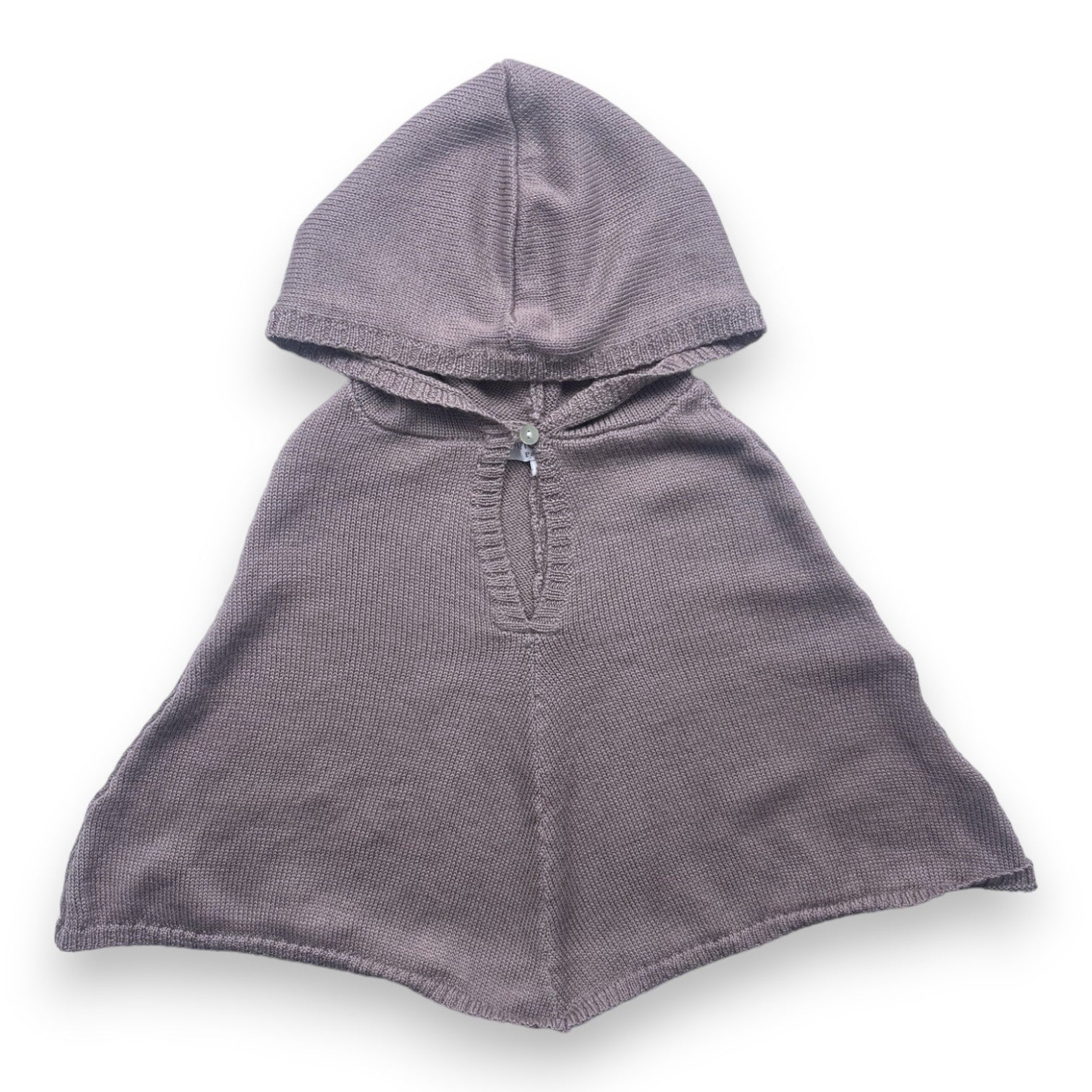 MARIE PUCE - Poncho en laine gris - 12 mois